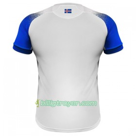 Billige Fotballdrakter Island Dame VM 2018 Bortedraktsett